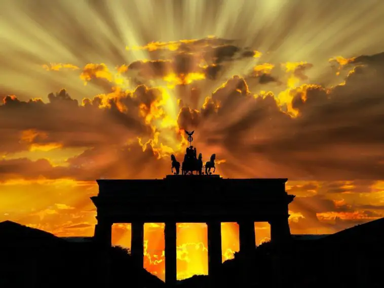 Brandenburger Tor Sonnenuntergang